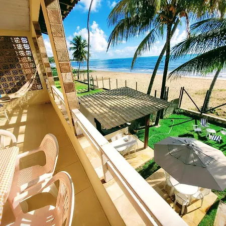 Casa A Beira Mar De Maragogi Com 3 Quartos, 4 Banheiros E Area Verde Exterior photo