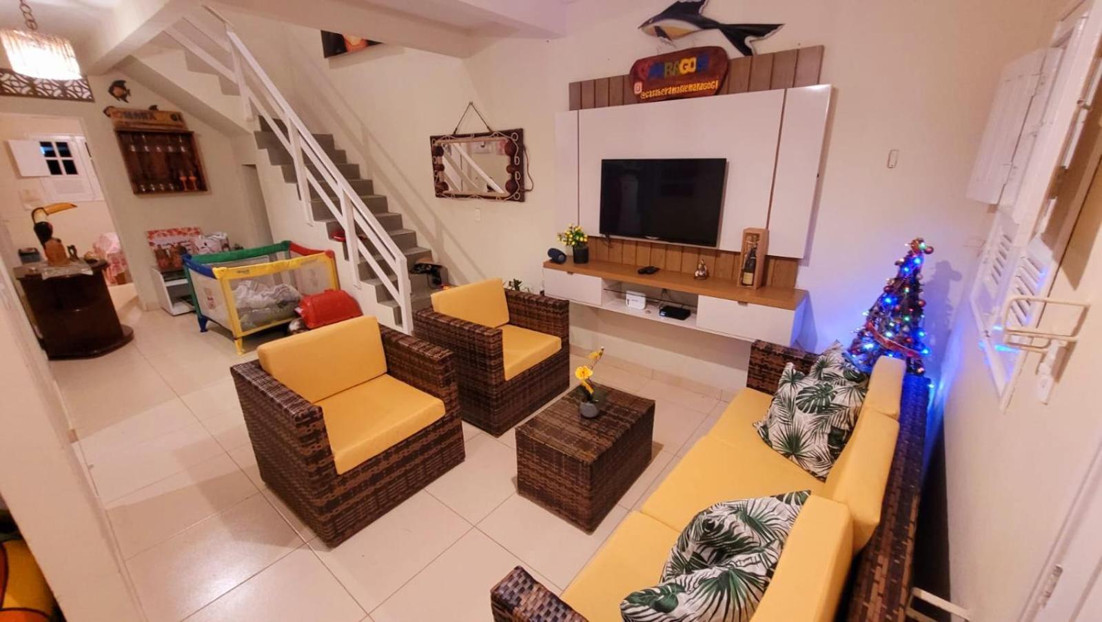 Casa A Beira Mar De Com 3 Quartos, 4 Banheiros E Area Holiday home